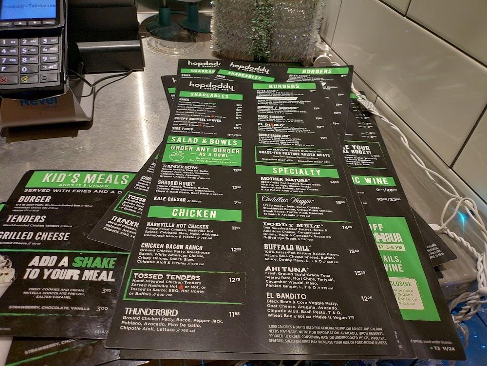 Hopdoddy Burger Bar Menu image 1